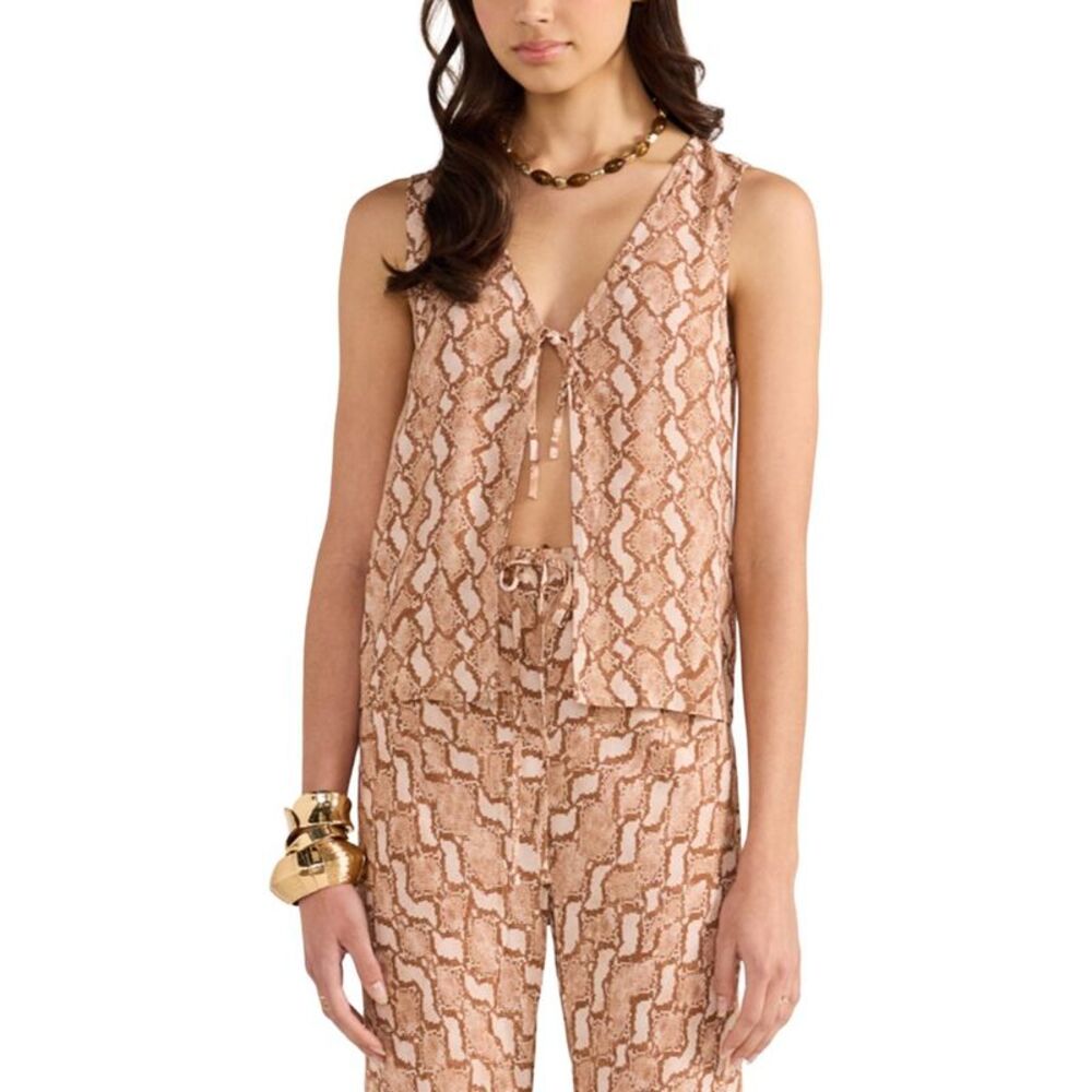 Minkpink Womens Koa Tie Top